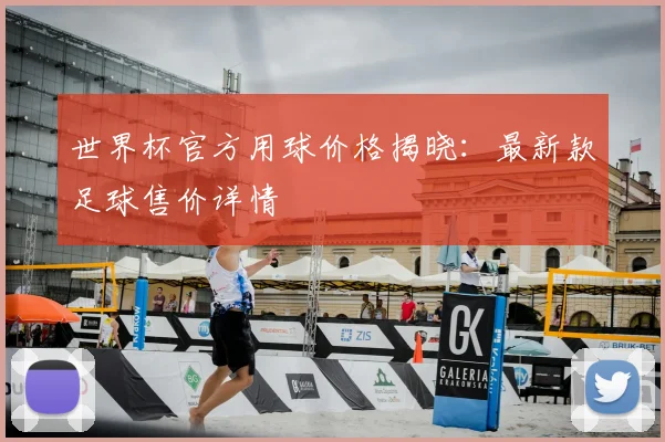 世界杯官方用球价格揭晓：最新款足球售价详情
